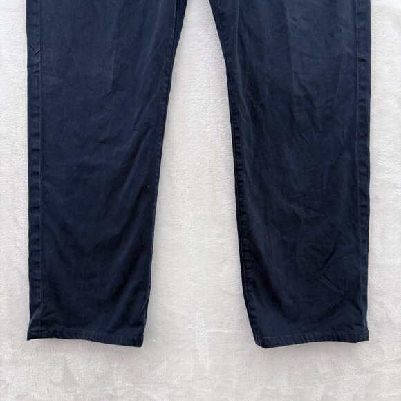 AG Adriano Goldschmied The Everett Pants Mens 33x32 (34x29) Black Slim Straight - Picture 11 of 14